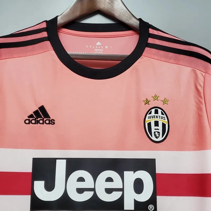 Juventus Retro Soccer Jersey Away Custom Shirt 2015-16 - ujerseystore
