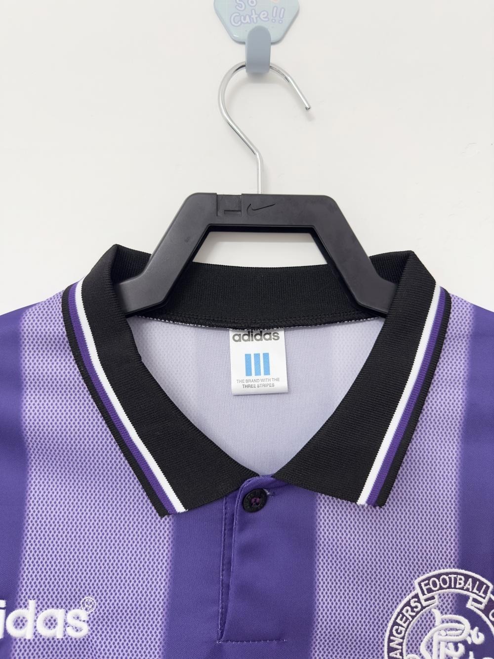 Rangers FC Retro Soccer Jersey Third Away Custom Shirt 1994-95 - ujerseystore