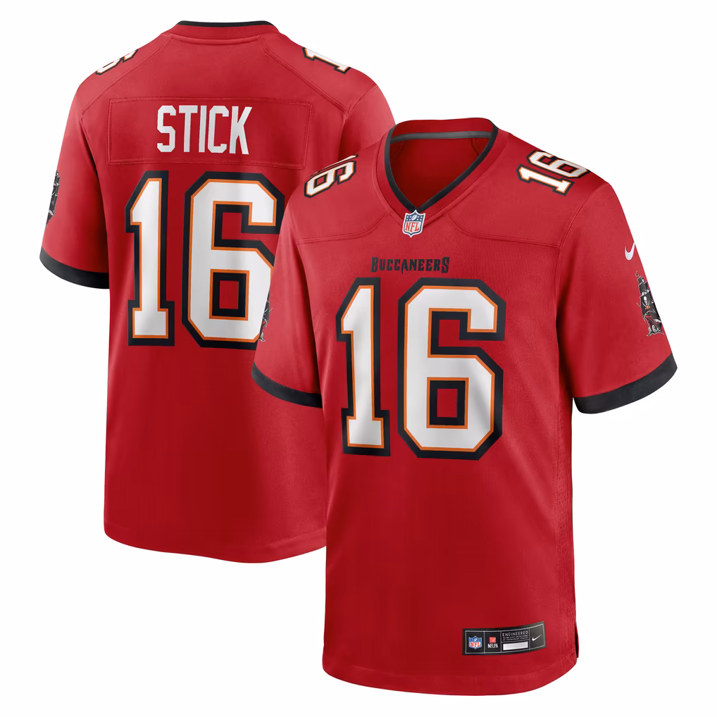 Men's Tampa Bay Buccaneers Easton Stick Nike Red Team Game Jersey - Ujersey
