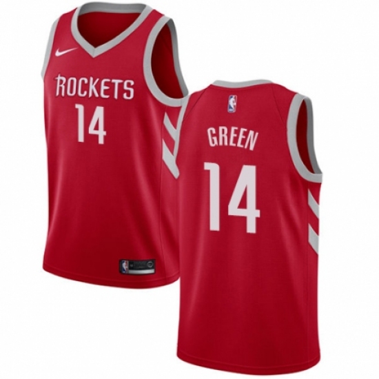 Youth Nike Houston Rockets #14 Gerald Green Swingman Red NBA Jersey - Icon Edition - Ujersey