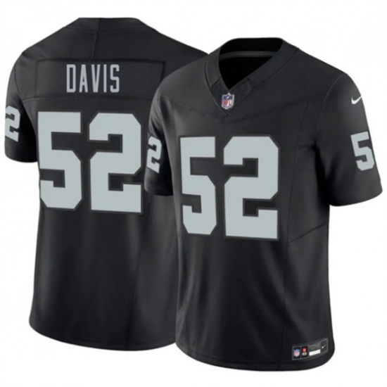 Men's Las Vegas Raiders #52 Jamin Davis Black 2026 F.U.S.E. Vapor Untouchable Limited Football Stitched Jersey - Ujersey
