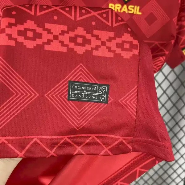Brazil Soccer Jersey Red Special Edition Custom Shirt 2025 - ujerseystore