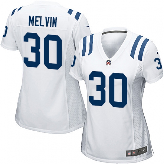 Women's Nike Indianapolis Colts #30 Rashaan Melvin Game White NFL Jersey - Ujersey