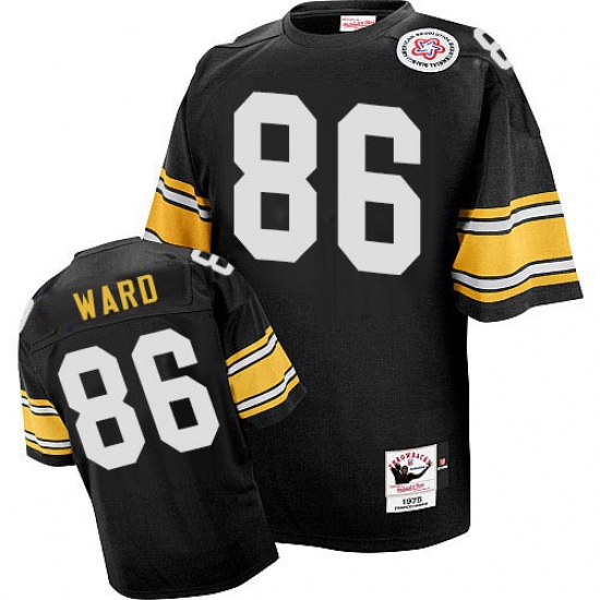 Mitchell And Ness Pittsburgh Steelers #86 Hines Ward Black Team Color Authentic Throwback NFL Jersey - Ujersey