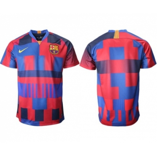 Barcelona Blank 20th Anniversary Stadium Soccer Club Jersey