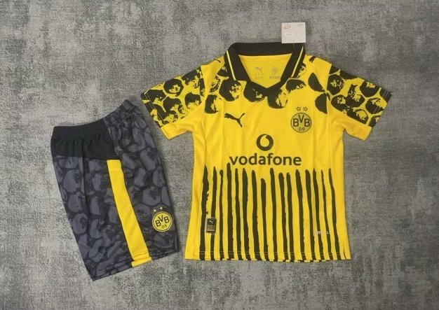 Borussia Dortmund Special Edition Kids Kit Jersey+Shorts 2025/26 - Ujersey NHL
