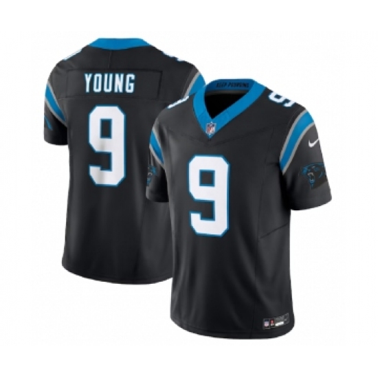 Men's Nike Carolina Panthers #9 Bryce Young Black 2023 F.U.S.E. Vapor Untouchable Football Stitched Jersey - Ujersey