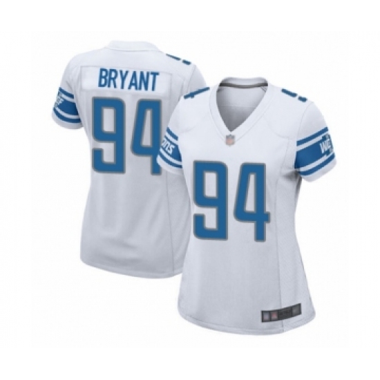 Women's Detroit Lions #94 Austin Bryant Game White Football Jersey - Ujersey