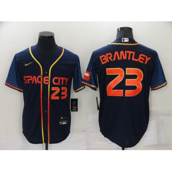 Men's Toddler Houston Astros #23 Michael Brantley Nike Navy 2022 City Connect Player Jersey - Ujersey