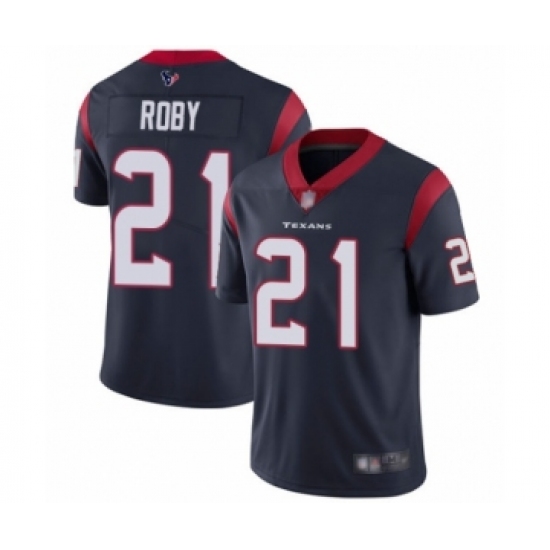 Youth Houston Texans #21 Bradley Roby Navy Blue Team Color Vapor Untouchable Limited Player Football Jersey - Ujersey