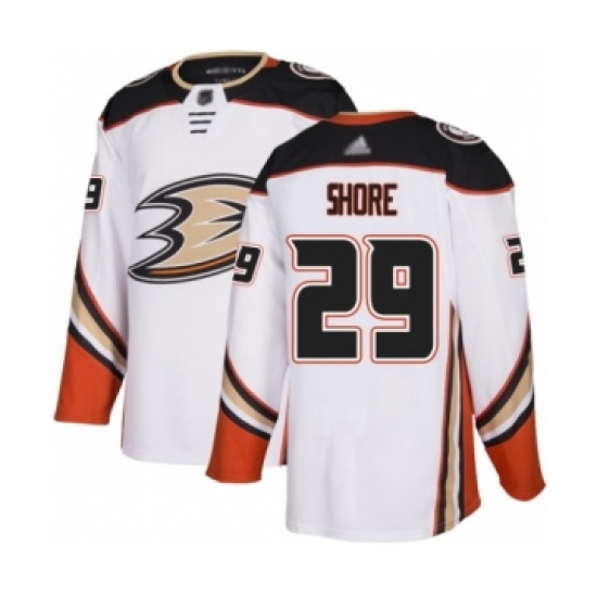 Youth Anaheim Ducks #29 Devin Shore Authentic White Away Hockey Jersey - Ujersey