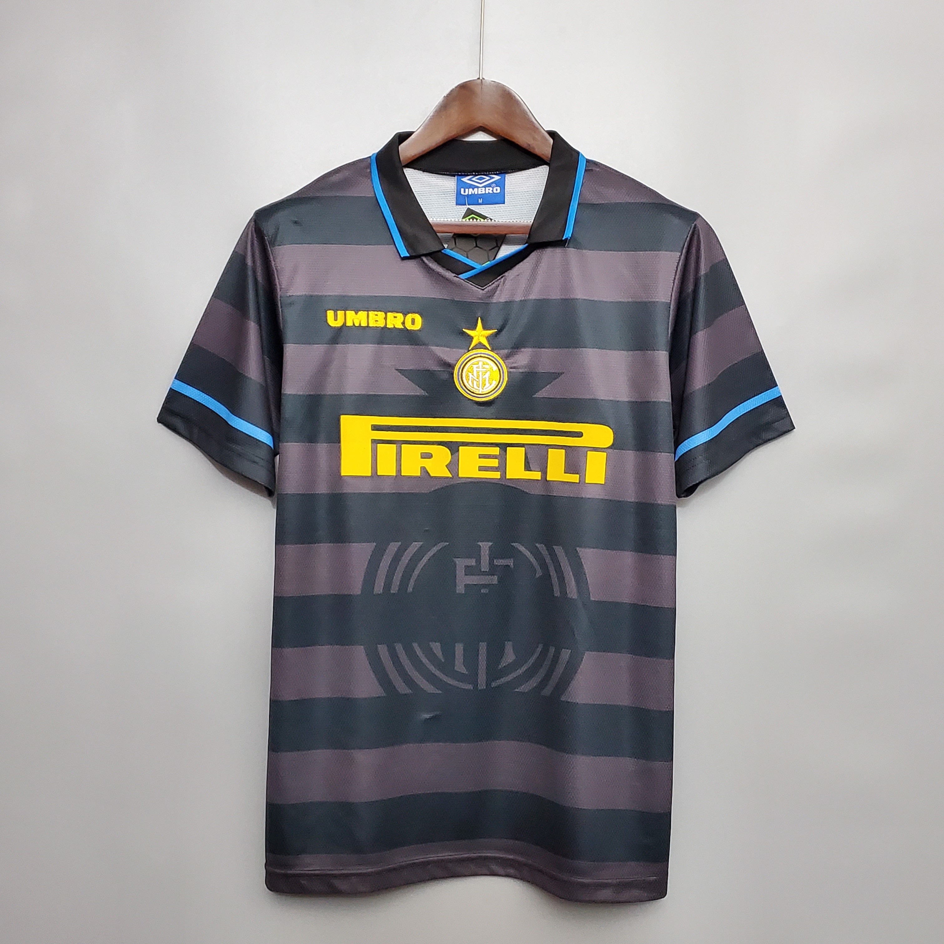 Inter Milan Jersey Custom Third Away Soccer Jersey 1997/98 - Ujersey NHL