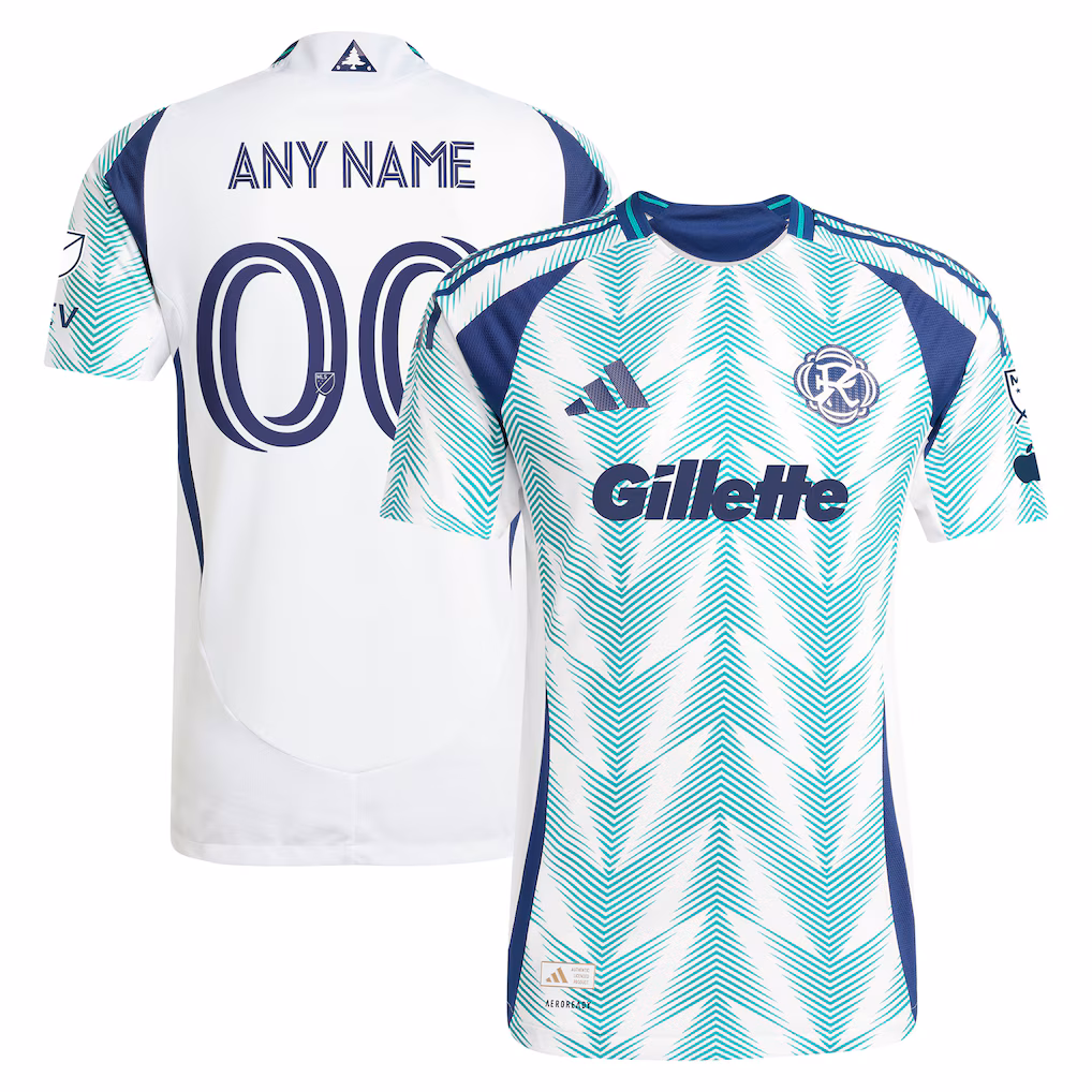 Men's New England Revolution adidas White 2025 Eastern White Pine x Flag of New England Authentic Custom Jersey - Ujersey NHL