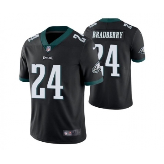 Men's Philadelphia Eagles #24 James Bradberry Black Vapor Untouchable Limited Stitched Jersey - Ujersey