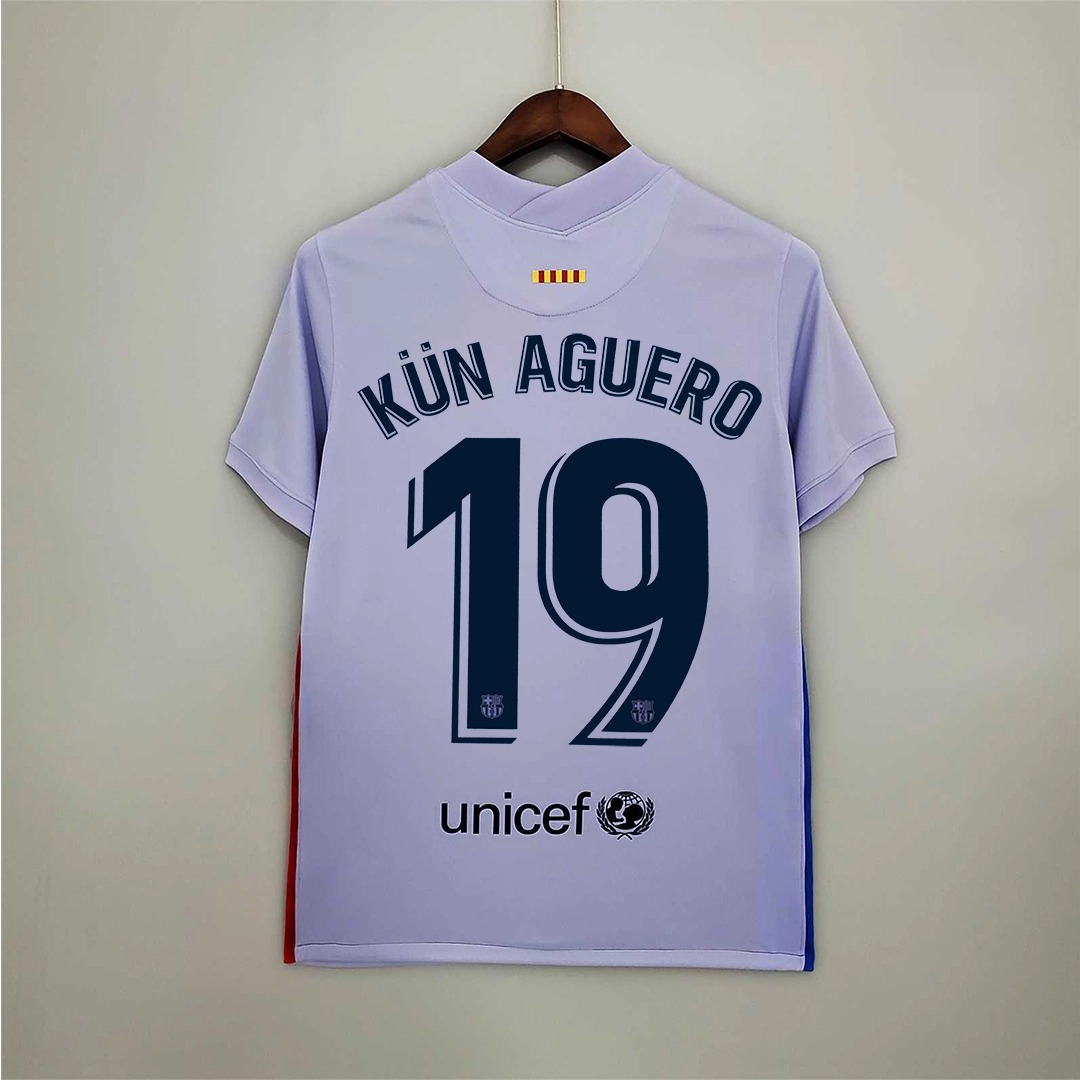 Barcelona Retro Jersey Away Soccer Shirt 2021/22