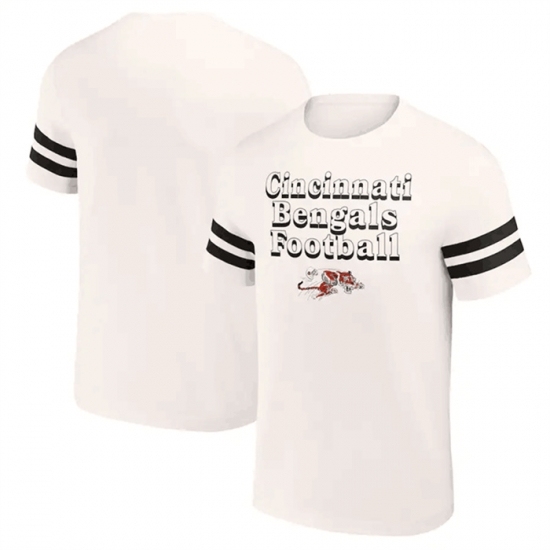 Men's Cincinnati Bengals Cream X Darius Rucker Collection Vintage T Shirt - Ujersey