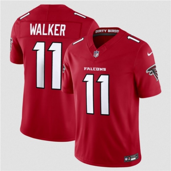 Men's Atlanta Falcons #11 Jalon Walker Red 2026 New F.U.S.E. Vapor Untouchable Limited Football Stitched Jersey - Ujersey