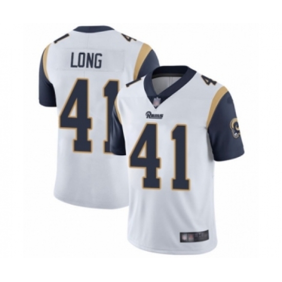 Youth Los Angeles Rams #41 David Long White Vapor Untouchable Limited Player Football Jersey - Ujersey