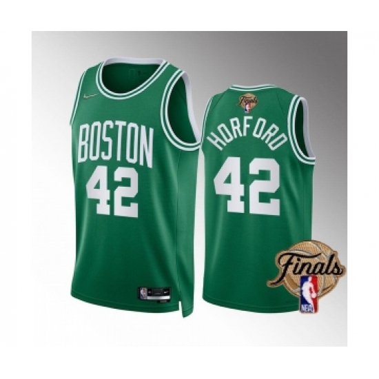 Men's Boston Celtics #42 Al Horford Green 2022 Finals Stitched Jersey - Ujersey