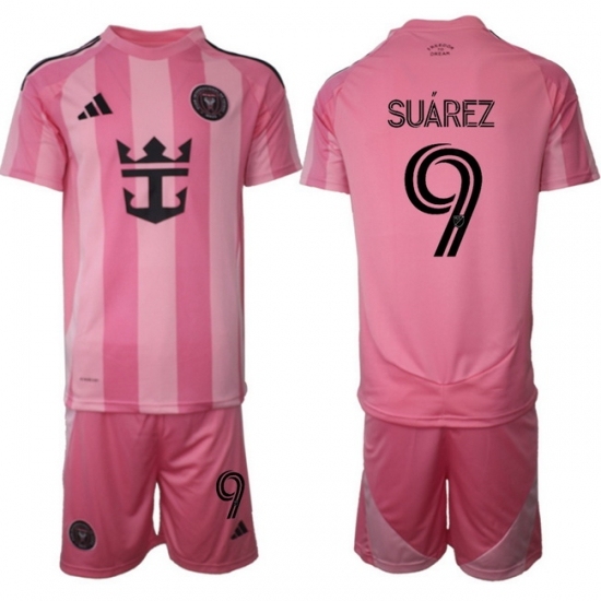 Men Inter Miami CF 2026 Soccer Jerseys Pink #9 SUAREZ - Ujersey