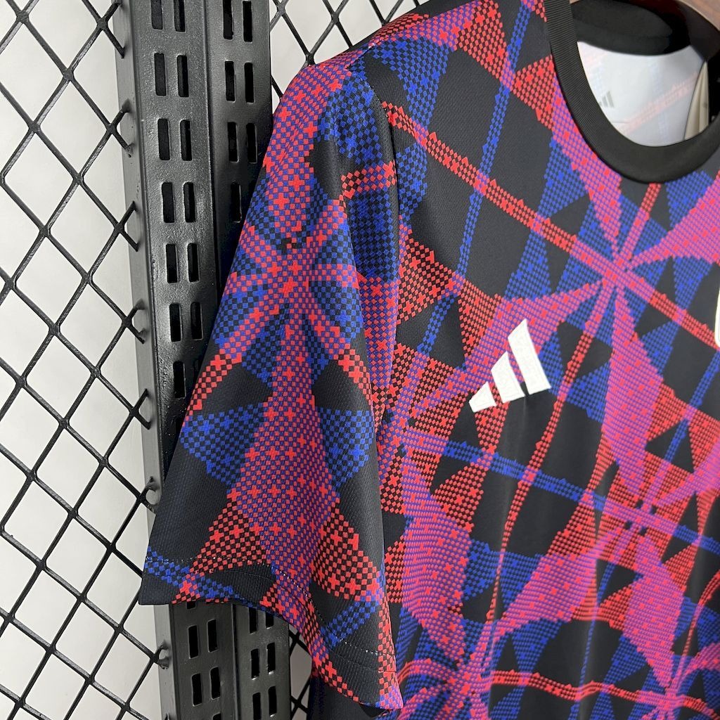 Olympique Lyonnais Football Jersey Pre-Match Training Custom Shirt 2025-26 - Ujersey Shop