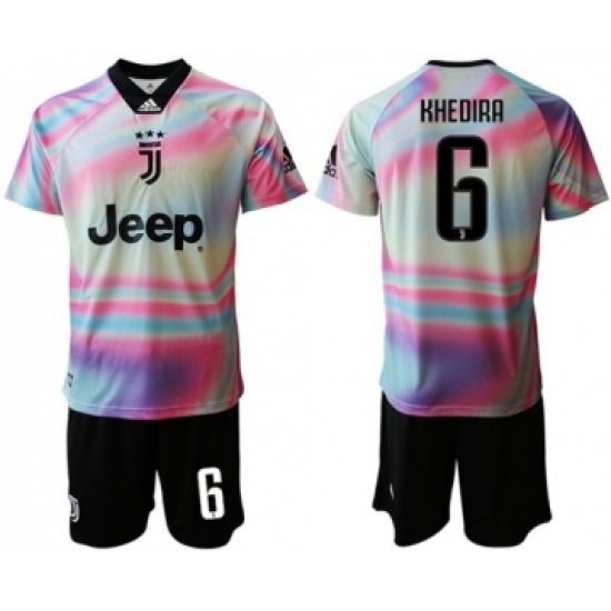 Juventus #6 Khedira Anniversary Soccer Club Jersey