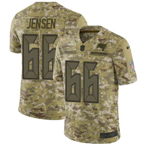 Men's Nike Tampa Bay Buccaneers #66 Ryan Jensen Limited Camo 2018 Salute to Service NFL Jersey - Ujersey
