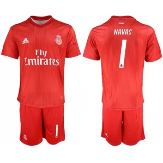 Real Madrid #1 Navas Third Soccer Club Jersey