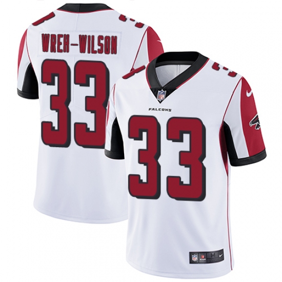 Youth Nike Atlanta Falcons #33 Blidi Wreh-Wilson White Vapor Untouchable Limited Player NFL Jersey - Ujersey