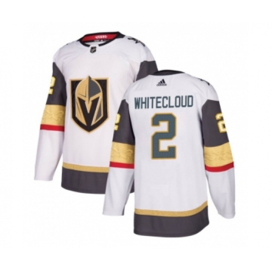 Men's Vegas Golden Knights #2 Zach Whitecloud White Stitched Jersey - Ujersey