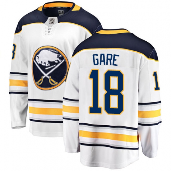 Youth Buffalo Sabres #18 Danny Gare Fanatics Branded White Away Breakaway NHL Jersey - Ujersey
