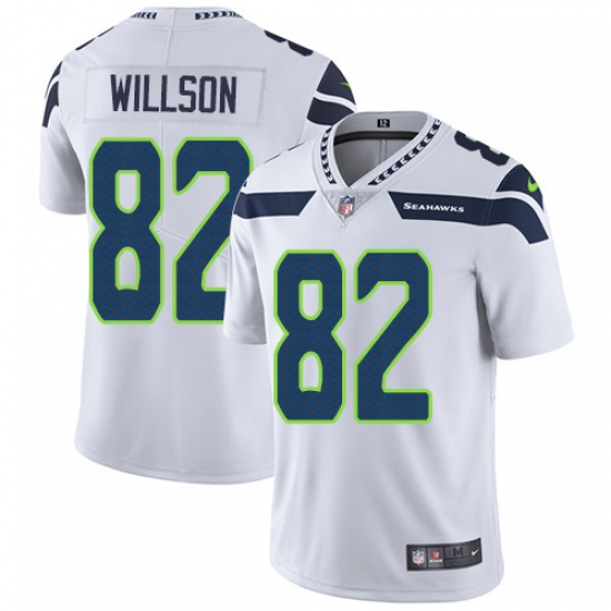 Youth Nike Seattle Seahawks #82 Luke Willson White Vapor Untouchable Limited Player NFL Jersey - Ujersey