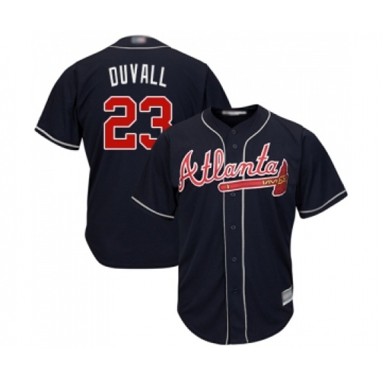 Men's Atlanta Braves #23 Adam Duvall Replica Blue Alternate Road Cool Base Baseball Jersey - Ujersey