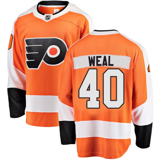 Youth Philadelphia Flyers #40 Jordan Weal Fanatics Branded Orange Home Breakaway NHL Jersey - Ujersey
