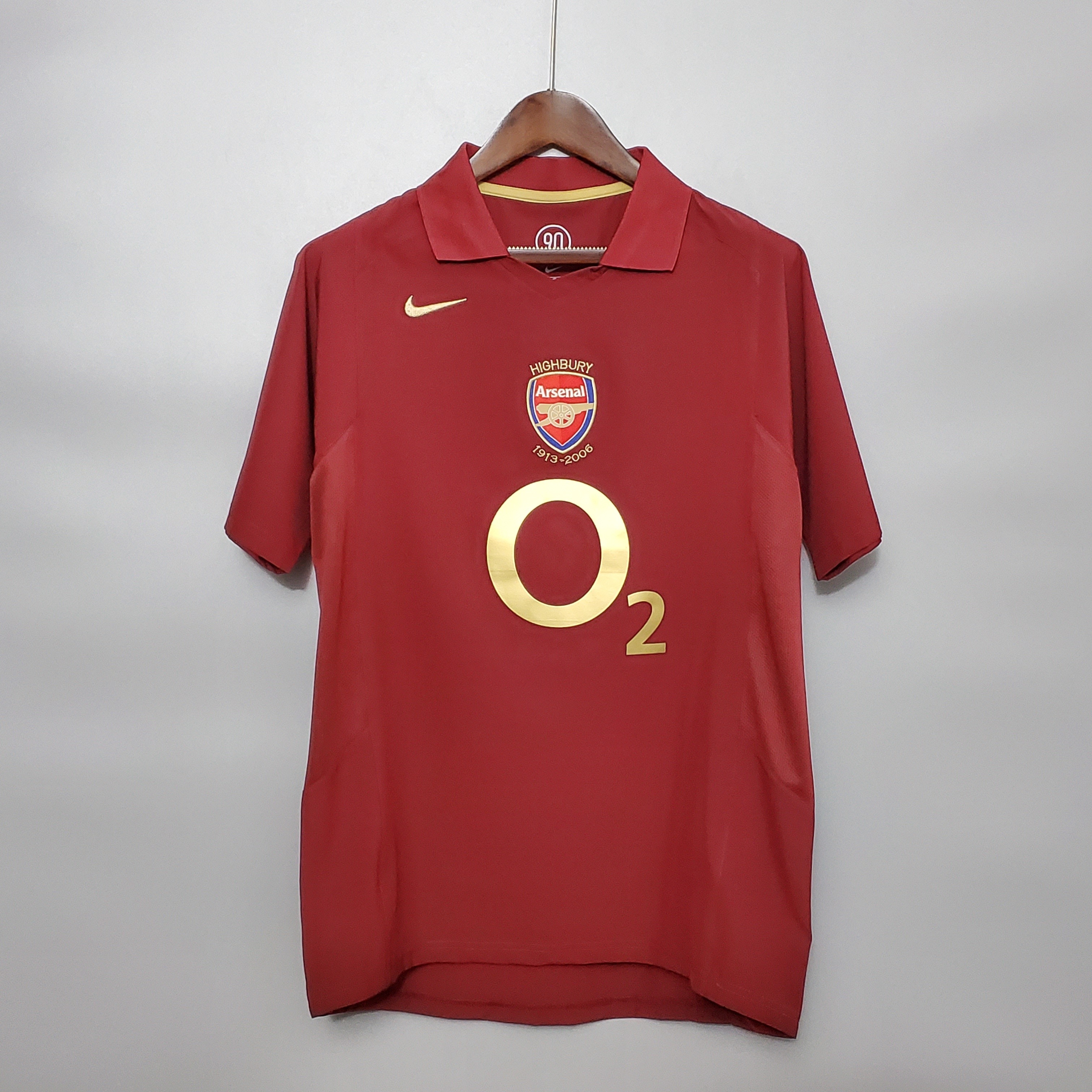 Henry#14 Arsenal Soccer Retro Jersey Home Custom Shirt 2005/06 - ujerseystore