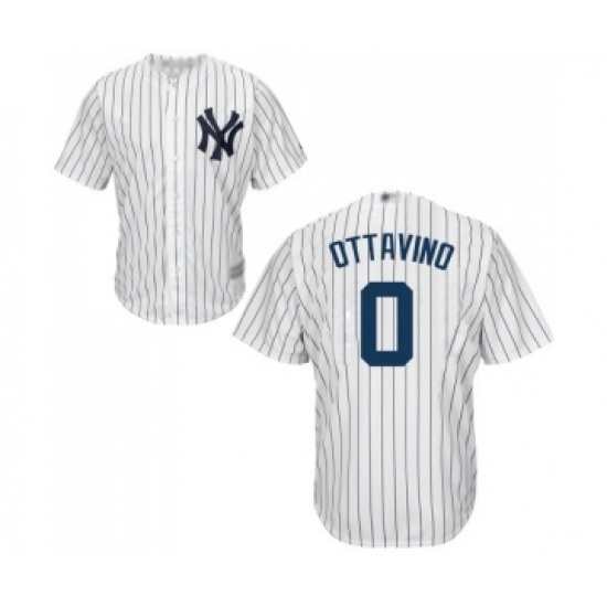 Youth New York Yankees #0 Adam Ottavino Authentic White Home Baseball Jersey - Ujersey