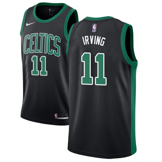 Women's Adidas Boston Celtics #11 Kyrie Irving Swingman Black NBA Jersey - Statement Edition - Ujersey