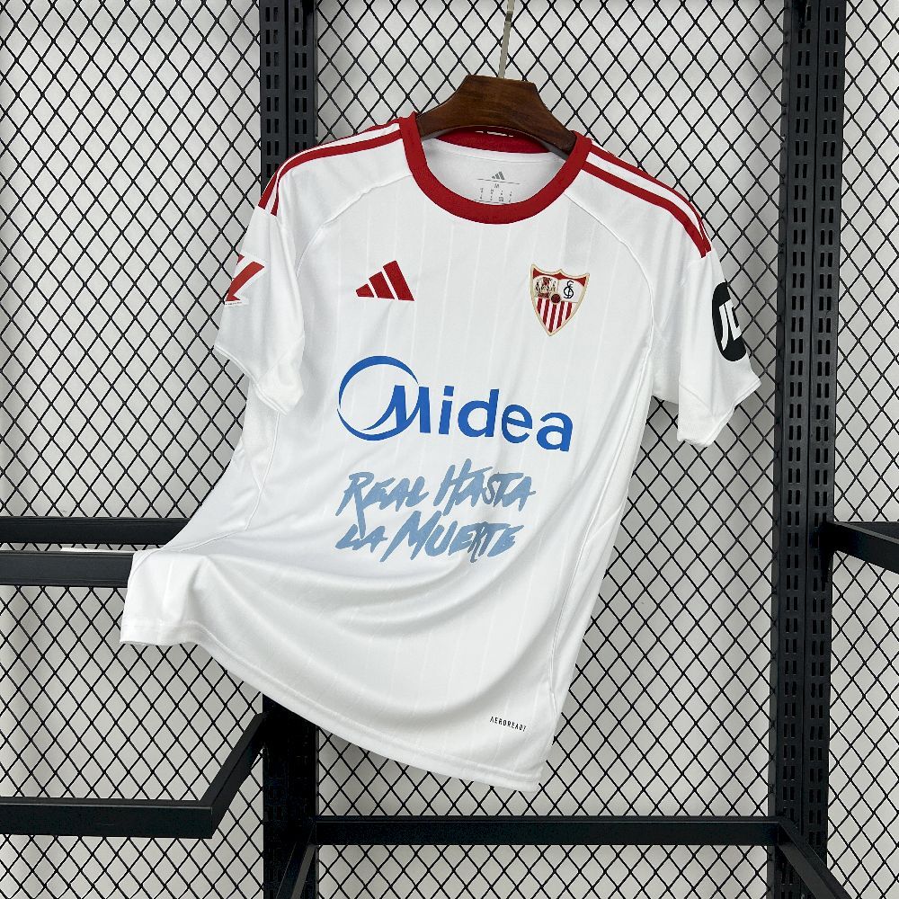 Sevilla FC Soccer Jersey Home Special Edition Custom Shirt 2025/26 - ujerseystore