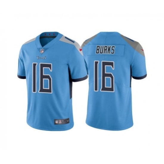 Men's Tennessee Titans #16 Treylon Burks Blue Vapor Untouchable Stitched Jersey - Ujersey