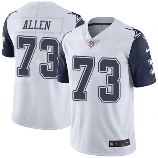 Men's Nike Dallas Cowboys #73 Larry Allen Limited White Rush Vapor Untouchable NFL Jersey - Ujersey