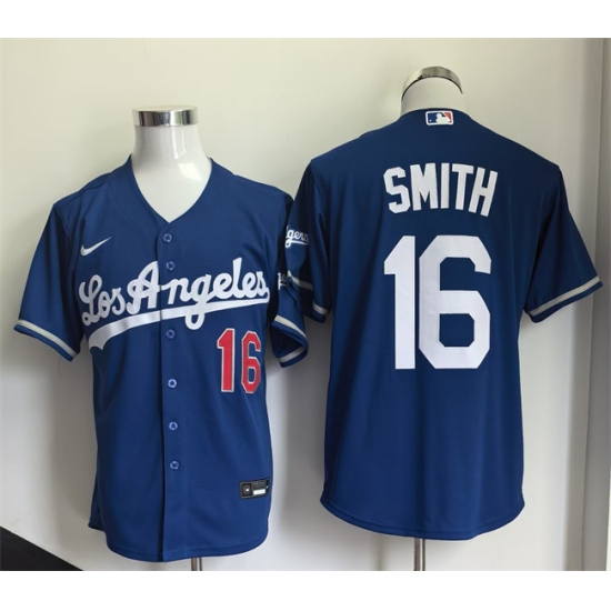 Men's Los Angeles Dodgers #16 Will Smith Royal 2026 Stitched Baseball Jersey - Ujersey