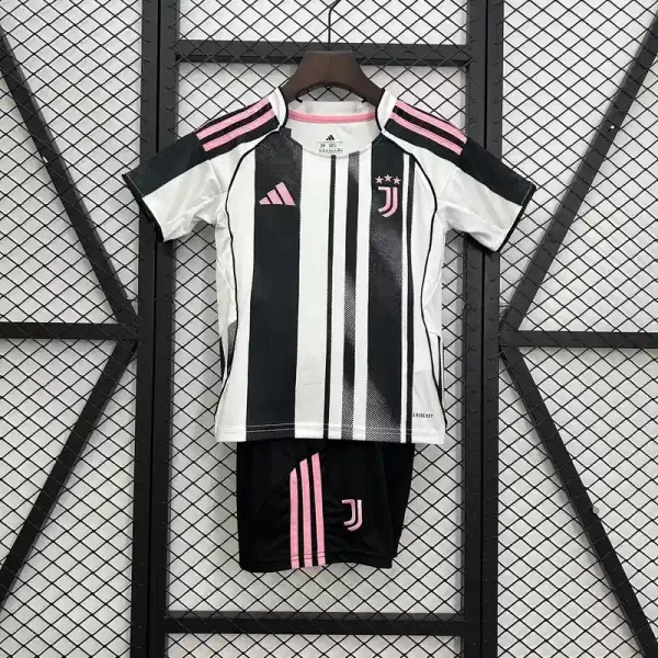 Juventus Soccer Jersey Home Kids Kit Jersey+Shorts 2025/26 - Ujersey NHL