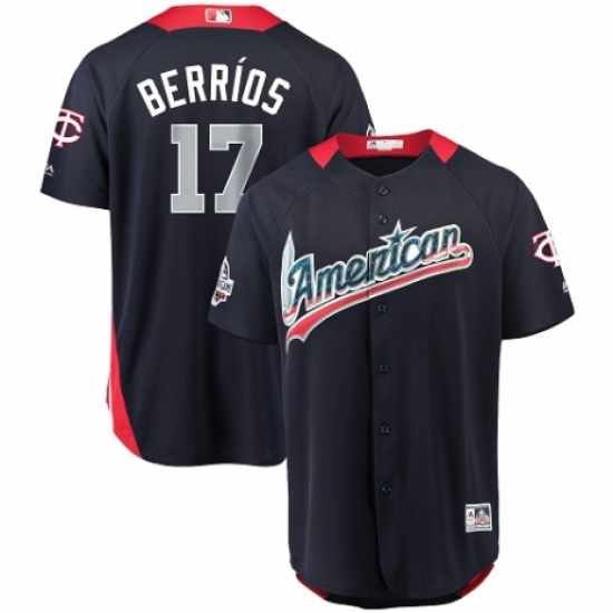 Youth Majestic Minnesota Twins #17 Jose Berrios Game Navy Blue American League 2018 MLB All-Star MLB Jersey - Ujersey