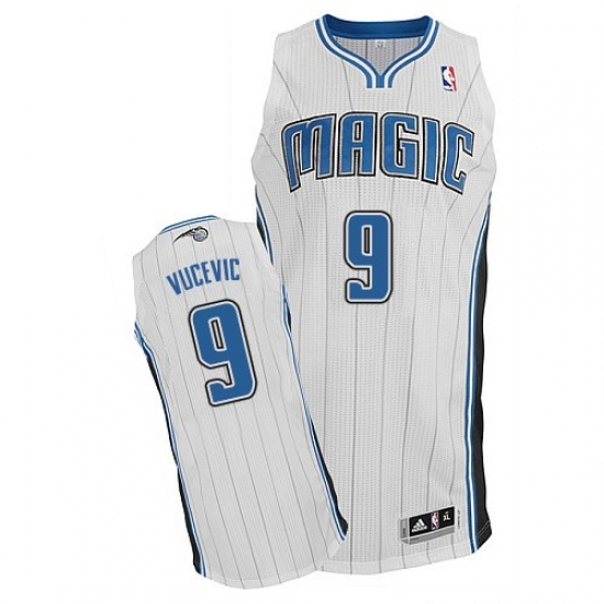 Men's Adidas Orlando Magic #9 Nikola Vucevic Authentic White Home NBA Jersey - Ujersey