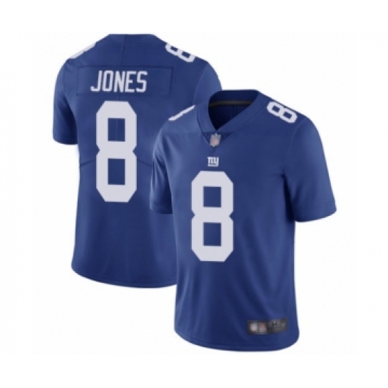 Youth New York Giants #8 Daniel Jones Royal Blue Team Color Vapor Untouchable Limited Player Football Jersey - Ujersey