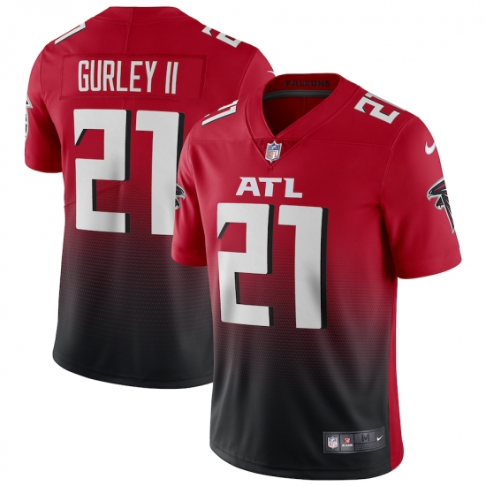 Men's Atlanta Falcons #21 Todd Gurley II Nike Red 2nd Alternate Vapor Limited Jersey - Ujersey