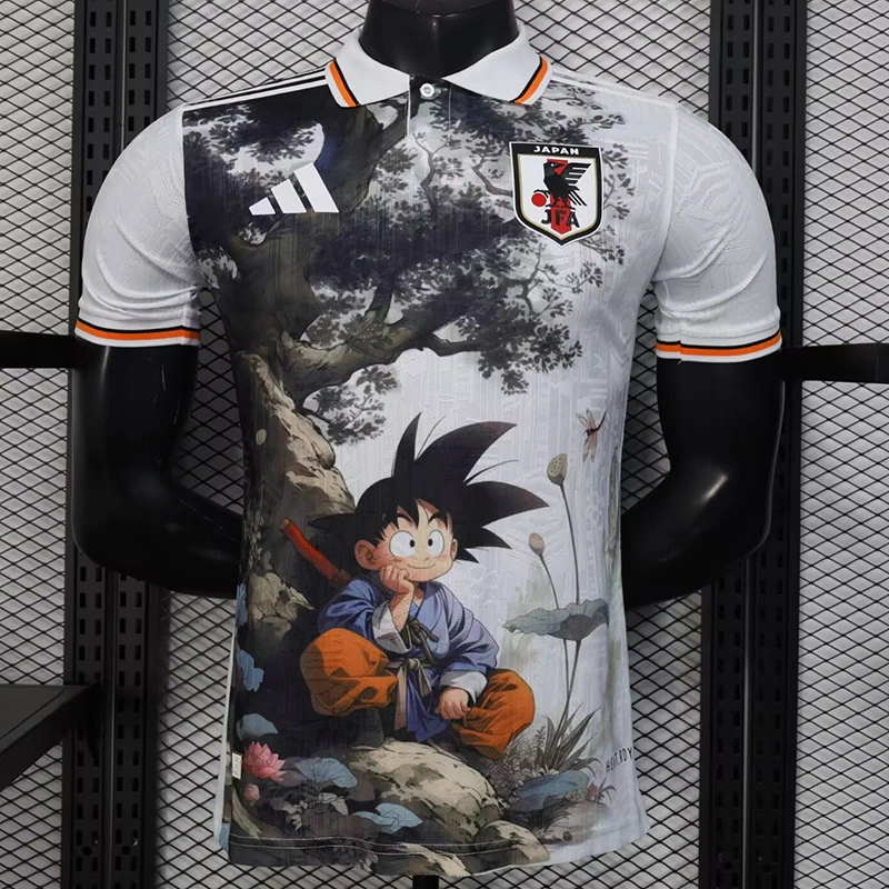 Japan Soccer Jersey Young Goku Special Edition Shirt 2025 - Ujersey NHL