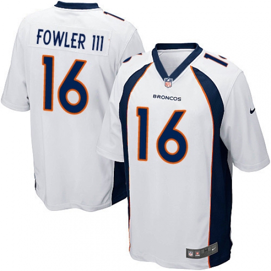 Men's Nike Denver Broncos #16 Bennie Fowler Game White NFL Jersey - Ujersey