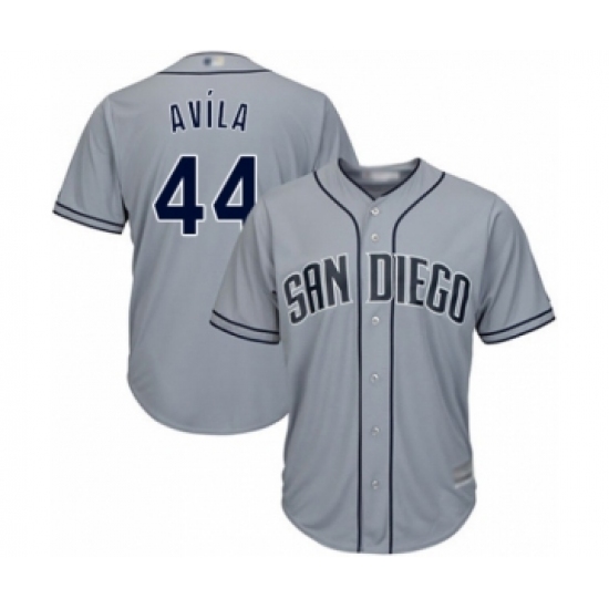 Youth San Diego Padres #44 Pedro Avila Authentic Grey Road Cool Base Baseball Player Jersey - Ujersey