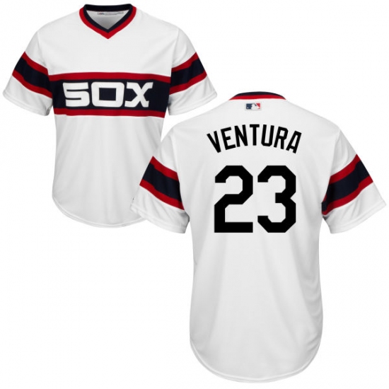 Youth Majestic Chicago White Sox #23 Robin Ventura Replica White 2013 Alternate Home Cool Base MLB Jersey - Ujersey